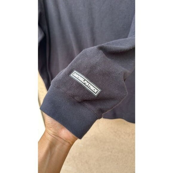 Adidas x Daniel Patrick Medium Long Sleeve Shirt Black New Designer Men's - Picture 2 of 4